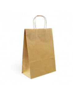 Saco Papel Kraft 24x9x31cm c/ Asa (250 unidades)