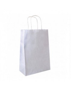 Saco Papel Branco 27x16x31cm c/ Asa (250 unidades)