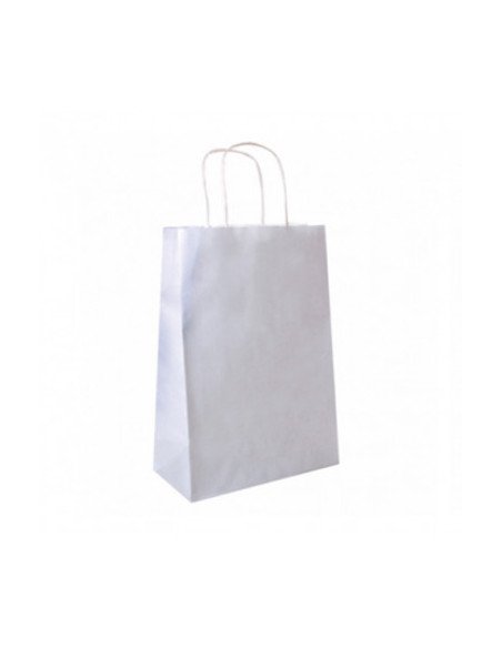 Saco Papel Branco 27x16x31cm c/ Asa (250 unidades)