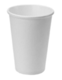 Copos Papel 475ml - 16oz Brancos (50 unidades)