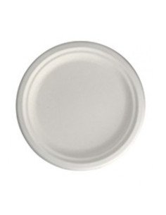 Pratos 15cm Cana de Açucar Natural Redondos (50 unidades)