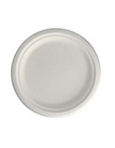 Pratos 18cm Sobremesa Cana de Açúcar Natural (50 unidades)