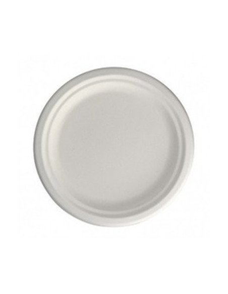 Pratos 26cm Cana de Açúcar Cor Natural (50 unidades)