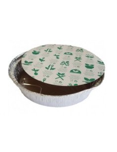 Embalagem de Alumínio Redonda 1000ml c/ Tampa (100 unidades)