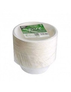 Tigelas 500ml Cana de Açucar 15,5 cm Natural (50 unidades)