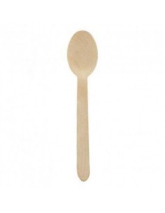 Colheres Madeira 160mm (100 unidades)