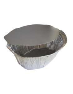 Embalagem de Alumínio 2400ml Oval c/ Tampa (100 unidades)