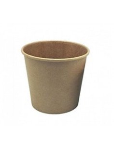 Caixa de Cartão Kraft Redonda 470ml sem Tampa (25 unidades)