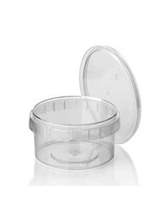 Caixa Alimentar para Sopa 480ml em PP Plástico Redonda c/ Tampa (40 unidades)