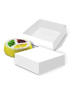 Caixa Cartolina Branca para Bolos 33x33x9,5cm (50 unidades) 2