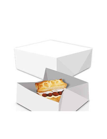 Caixa Cartolina Branca para Bolos 24x24x9,5cm (50 unidades)