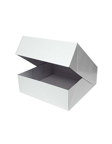 Caixa Cartolina Branca para Bolos 18x12x6cm Pack (200 unidades)