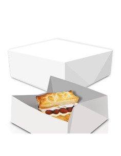 Caixa Cartolina Branca para Bolos 17,2x20,5x6cm Pack (200 unidades)