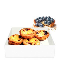 Caixa Cartolina Branca para Bolos 12,5x11x5cm (300 unidades)