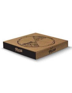 Caixa Pizza Cartão Kraft 360x360x35mm (100 unidades)
