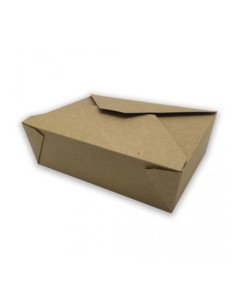 Caixa Cartolina Kraft 19,7x14x4,5cm 1470ml (50 unidades)