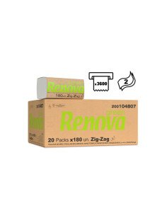 Toalhas Mão ZigZag (22x21,5cm) Brancas (3600 unidades)