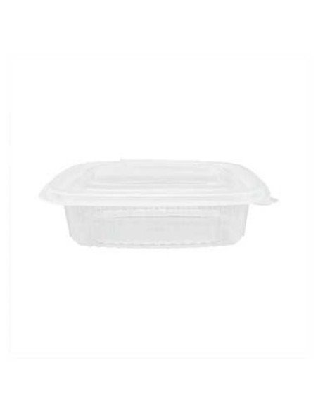 Caixa Reutilizável PP 375ml Rectangular c/ Tampa (50 unidades)