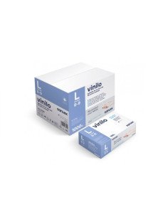 Luvas de Vinil sem Pó Transparentes (100 unidades)